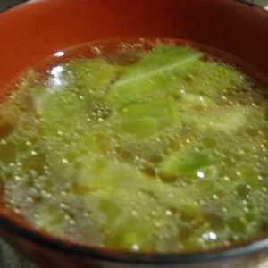 キャベツの中華スープ